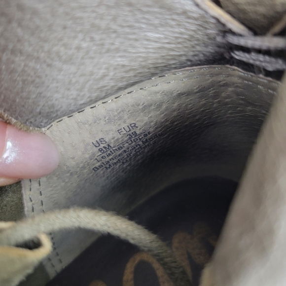 Sam Edelman Lace-Up Leather Boots - Picture 6 of 7